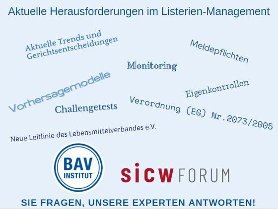 Online-Seminar zu Listeria monocytogenes Online-Seminar zu Listeria monocytogenes