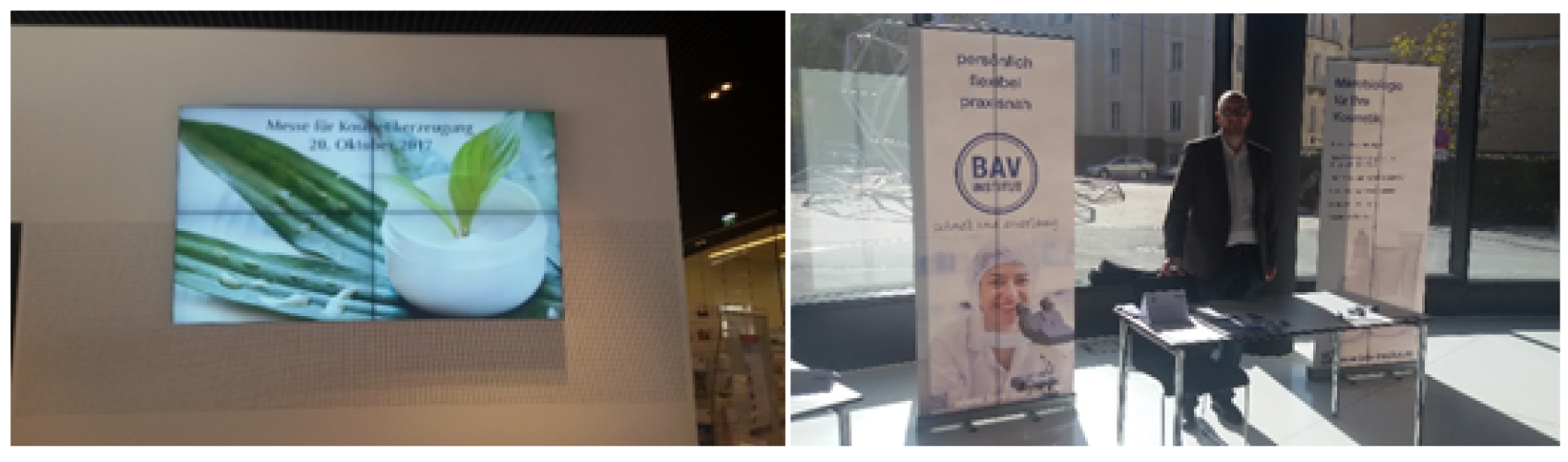BAV Institut auf der WKS Messe für Kosmetikerzeugung in Salzburg BAV Institut auf der WKS Messe für Kosmetikerzeugung in Salzburg