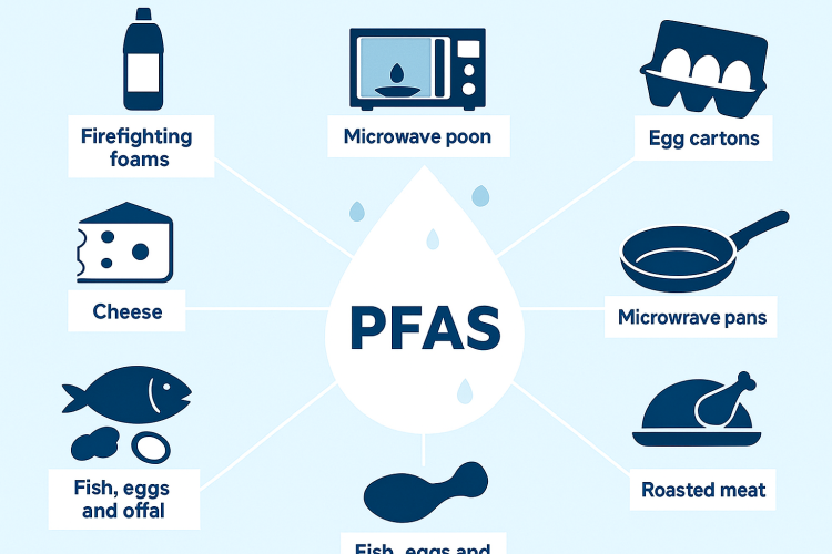 PFAS – „Ewigkeitschemikalien“ in Lebensmitteln und Umwelt PFAS – „Ewigkeitschemikalien“ in Lebensmitteln und Umwelt
